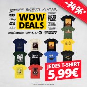 SportSpar Tipp: Bis zu 74% Rabatt! Jedes Lizenz T-Shirt f&uuml;r nur 5,99 &euro;!