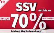 SSV -70% bei Weinvorteil auf 50 Weine