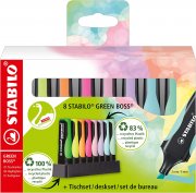 STABILO GREEN BOSS - 8er Tischset