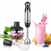Stabmixer, Aicok 4 in 1 P&uuml;rierstab, Stabmixer Set mit BPA-FREI 600ml Becher f&uuml;r 29,74&euro;