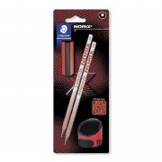 STAEDTLER NORIX 181 Bleistifte (HB) im 2er-Pack inkl. Radierer & Spitzdose f&uuml;r nur 4,79&euro;