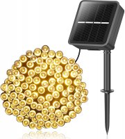 STANBOW 14 Meter Solar Lichterkette f&uuml;r Aussen mit 120 LEDs 