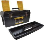 Stanley 1-92-066 Werkzeugbox mit Metallschlie&szlig;en und herausnehmbarer Ablage
