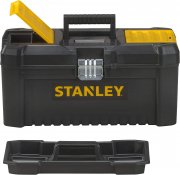 Stanley Essential STST1-75518 Kunststoff Werkzeugkoffer mit Metallschlie&szlig;en