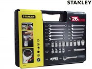 Stanley Steckschl&uuml;sselsatz 26-teilig
