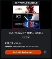 Star Wars - Squadrons / Jedi: Fallen Order Deluxe Edition / Battlefront II: Celebration Edition