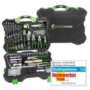 STARKMANN Blackline 299 teiliger Werkzeugkasten Steckschl&uuml;ssel-Satz