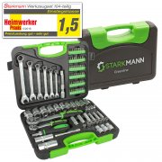 Starkmann Greenline 104-teiliger Steckschl&uuml;ssel-Satz