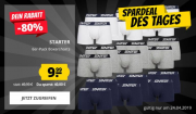 STARTER Boxershorts Grotts 6er Pack bei SportSpar f&uuml;r 13,94 Euro