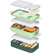 Startseite 1600ml Lunchbox mit F&auml;chern