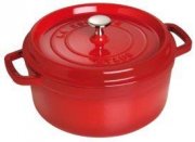 STAUB Gusseisen Br&auml;ter/Cocotte, rund 28cm, 6,7L, kirsche / rot f&uuml;r 109,99&euro; statt 127,94&euro;