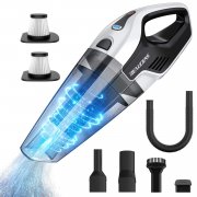 Staubsauger f&uuml;r Auto Zigarettenanz&uuml;nder 5 Zubeh&ouml;r, 14.8v Akku 2200mA 