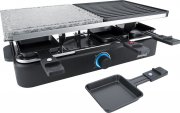 Steba RC 18 Multi Raclette mit Natursteingrillplatte und Alu-Druckguss Wendeplatte