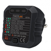 Steckdosen Tester EST02 Advanced von Tacklife mit Gutscheincode nur 3,99 &euro; statt 8,99 &euro;