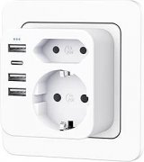 Steckdosenleiste mit 4x USB, 2x Schuko & USB-C