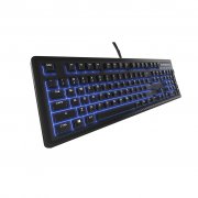 SteelSeries Apex 100 Gaming Tastatur deutsche Version blau beleuchtet schwarz f&uuml;r 35,99&euro;