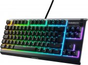 SteelSeries Apex 3 TKL Gaming-Tastatur mit 8-Zonen-RGB-Beleuchtung - Deutsches Layout