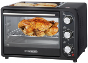 Steinborg 3 in 1 Umluft Mini-Backofen mit Grillplatte
