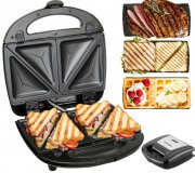 Steinborg SB-2020 3in1 Sandwichmaker, Elektrogrill und Waffeleisen