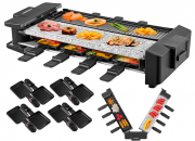 Steinborg SB-2220 2in1 Raclette Grill f&uuml;r bis zu 8 Personen