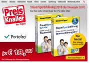 Steuererkl&auml;rungssoftware heute f&uuml;r nur 18,99 Euro bei buecher.de