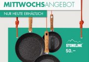 Stoneline Pfannenset 3-teilig bei Karstadt f&uuml;r &euro; 50,--