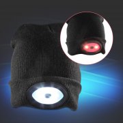 Strick-M&uuml;tze Beanie 3 Lichtmodi LED f&uuml;r 9,99&euro; statt 29,99&euro; incl. VSK