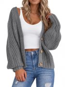 Strickjacke f&uuml;r Damen von Saodimallsu im Oversize-Look f&uuml;r nur 15&euro;