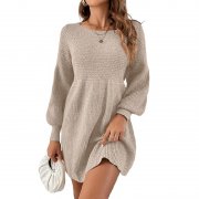Strickkleid mit Puff&auml;rmeln f&uuml;r 29,99&euro; bei Amazon