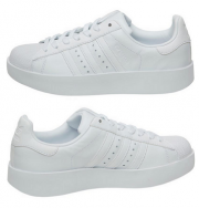 Stylische adidas Originals Superstar Bold Sneaker in Wei&szlig; f&uuml;r Damen f&uuml;r 51,44 Euro inkl. Versand 