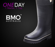 Stylische BMO Australia Gummistiefel f&uuml;r Damen ab 35,90 Euro bei Vente Privee, spart bis zu 55%