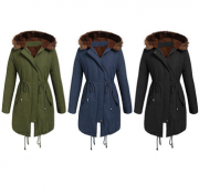 Stylischer Soteer Parka mit Kunstfellkragen f&uuml;r Damen in verschiedenen Farben ab nur 12,60 Euro