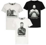 SUBLEVEL Herren Baumwoll-T-Shirts mit verschiedenen Frontprints