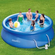 Summer Waves Fast Set Quick Up Pool 366x91cm Familien Swimming Pool