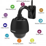 Sumpple Wireless/WLAN/WiFi IP Kamera (HD 960P) Au&szlig;enbereich/Zuhause, mit 64G Speicherkarte