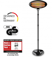 SUNTEC NightSun 2000 Watt Infrarot-Heizstrahler f&uuml;r Garten, Terrasse und Balkon