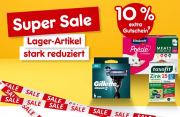 Super Sale mit 10% Extra-Rabatt auf bereits stark reduzierte Artikel bei Netto