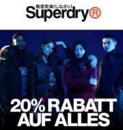 Superdry - 20% auf ALLES