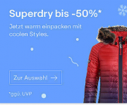 Superdry Deal bei ebay Winter-Sale bis 50 % sparen!
