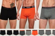 Superdry Orange Label Sport Boxershorts im 3er-Pack