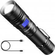 SuperFire A2 wiederaufladbare 1200 Lumen LED Taschenlampe