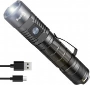 SuperFire A3 wiederaufladbare Taktische LED Taschenlampe