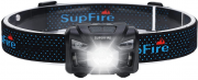 SuperFire HL06 wiederaufladbare LED Stirnlampe mit Bewegungssensor und 5 Licht-Modi