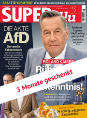 SUPERillu - 3 Monate Schnupperabo mit 13 Ausgaben geschenkt
