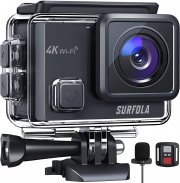 Surfola 4K WLAN Action Cam inkl. 2 Akkus und Fernbedienung