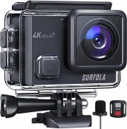 Surfola 4K WLAN Action Cam inkl. 2 Akkus und Fernbedienung