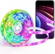 SwitchBot 5 Meter WiFi Bluetooth RGB LED Streifen mit App, Alexa und Google Steuerung