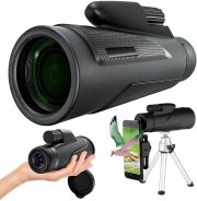 SZSYumUnion 12x50 HD Monokular mit Smartphone-Halter
