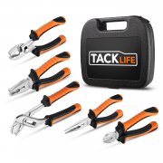 Tacklife 5-teilig Zangen Set mit Softgrip-Griffen, Hochverchromtes Finish und Hohe Scherkraft