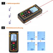 Tacklife A-LDM01 40 Advanced Laser-Entfernungsmesser f&uuml;r 21,98&euro; inkl. Versand